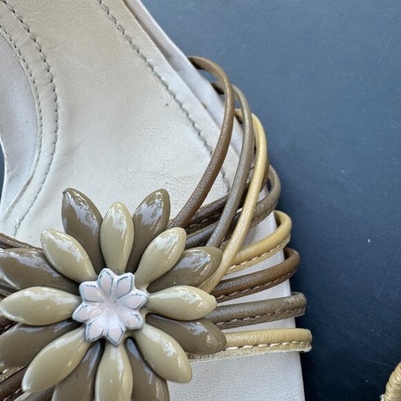 Via Spiga Strappy Sandals, Leather Made in Italy, 9.5M/46 Euro - Picture 4 of 9